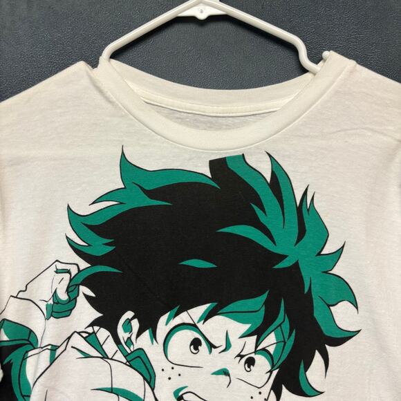 My Hero Academia Deku Graphic Tee White Anime Shirt Artwork Coquette Harajuk - Picture 7 of 12
